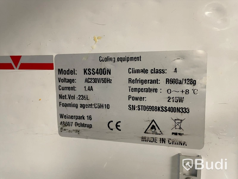 Kyl - ggmgastro KSS400N, 59x66x184 cm