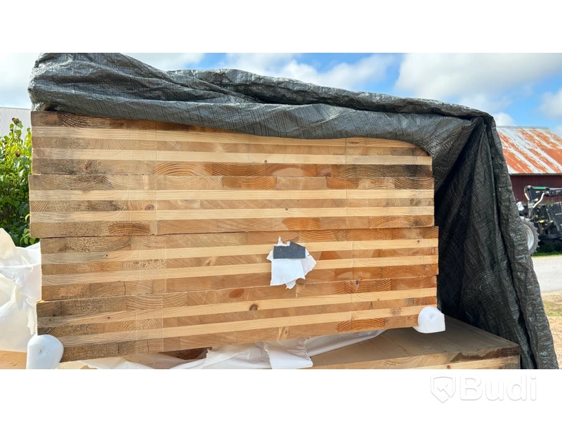 Korslimmade block 120x890x1990 mm - 4 st