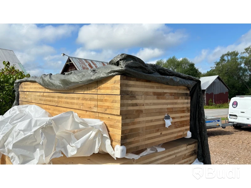Korslimmade block 120x890x1990 mm - 4 st