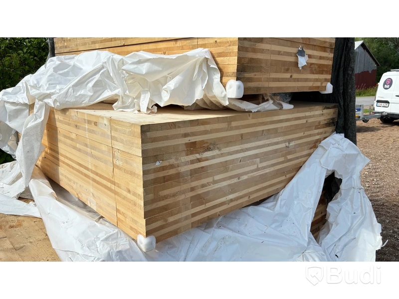 Korslimmade block 120x1590x1990 mm - 4 st
