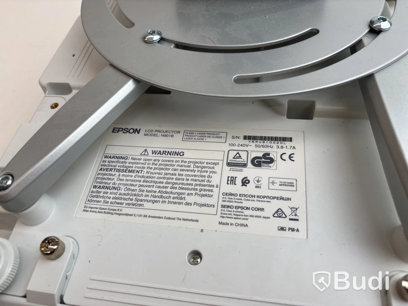 LCD-projektor Epson EB-L610U samt projektorduk Draper