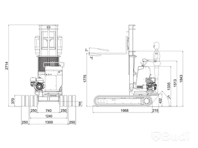 Larvgående truck Hinowa TP1600A -2016