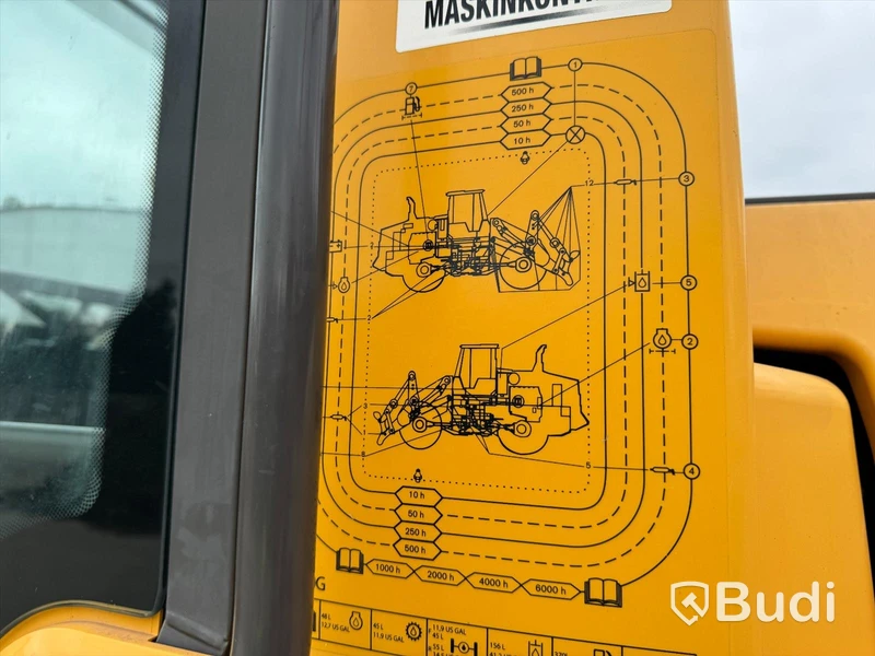Volvo L180G - 2012 - EXPORT momsfri försäljning inom EU. Chassi no: VCEL180GP00019735 - Köpare: P.W. SAKBUD PRZEMYSLAW SAK, VAT PL4990414552 , Land: Polen, Intrastat HS code: 84295200, Vikt: 29700 kg