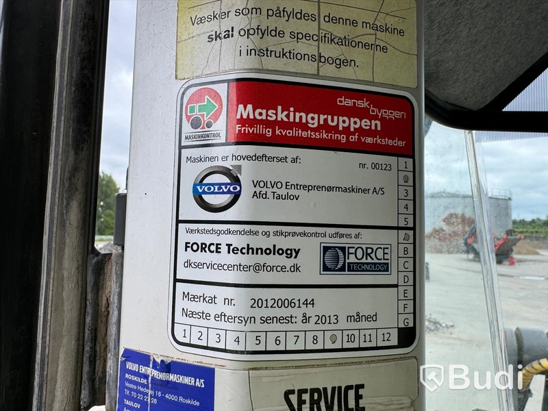 Volvo L180G - 2012 - EXPORT momsfri försäljning inom EU. Chassi no: VCEL180GP00019735 - Köpare: P.W. SAKBUD PRZEMYSLAW SAK, VAT PL4990414552 , Land: Polen, Intrastat HS code: 84295200, Vikt: 29700 kg