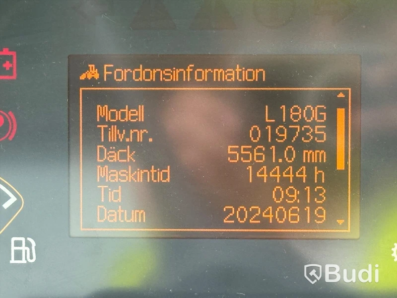 Volvo L180G - 2012 - EXPORT momsfri försäljning inom EU. Chassi no: VCEL180GP00019735 - Köpare: P.W. SAKBUD PRZEMYSLAW SAK, VAT PL4990414552 , Land: Polen, Intrastat HS code: 84295200, Vikt: 29700 kg