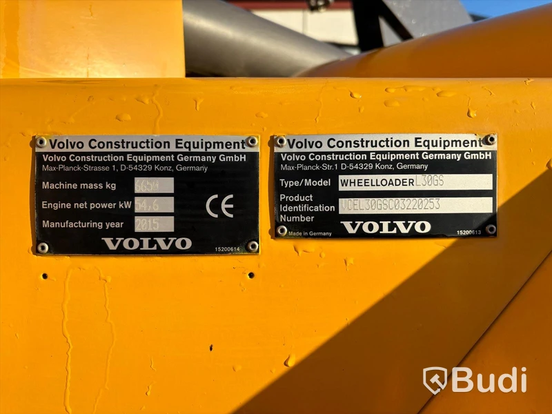 Hjullastare Volvo L30G -2015