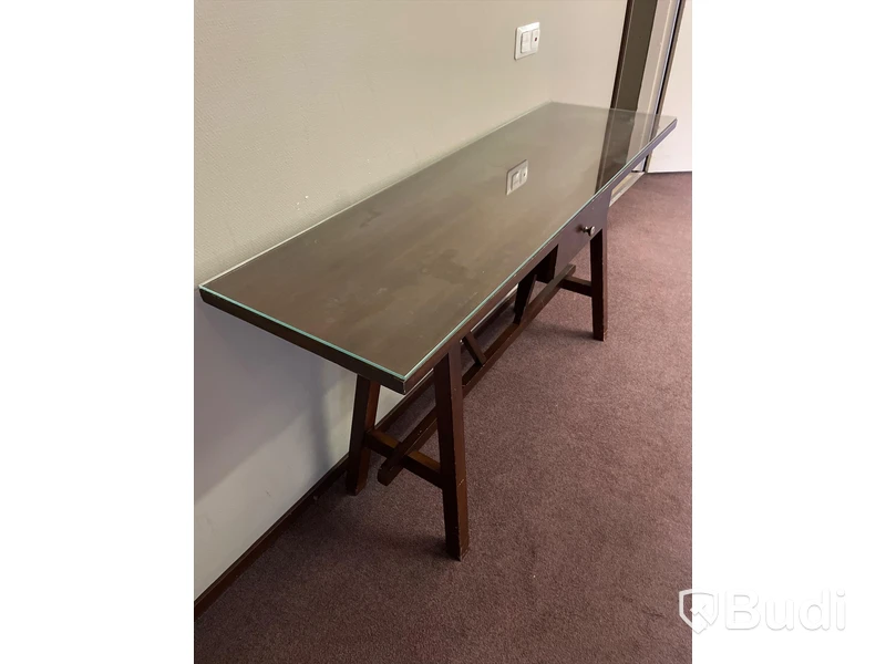 Avlastningsbord samt 2 st tavlor, 150x46x80 cm