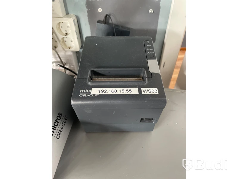 Kassasystem Micros Oracle ink kvittoskrivare