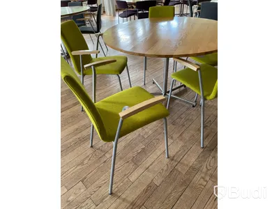 Runt matbord dia 120 cm samt 5st stolar Balzar Beskow