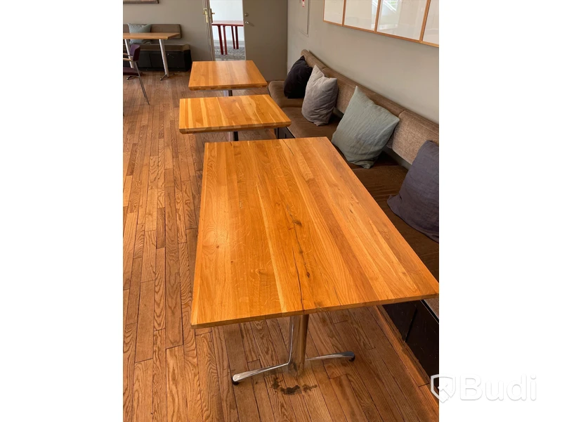 3st Matbord, 70x70 samt 120 x70 cm