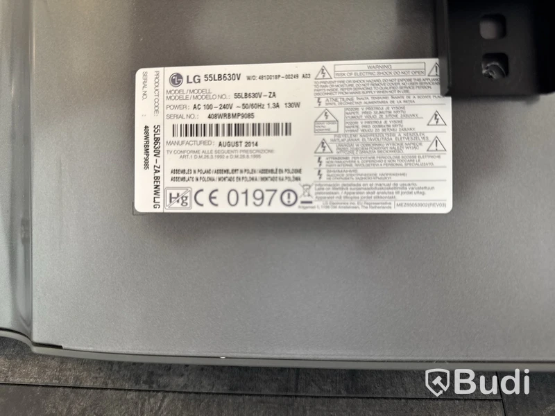 TV LG 55 tum inkl. väggfäste
