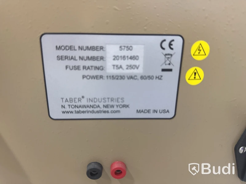 Nötningsmaskin/testare inom lackarbeten Taber 5750 linear abraser