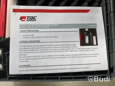 Vidhäftningstestare gitterits TQC sheen