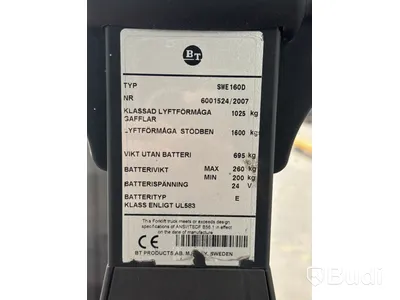 Ledstaplare BT SWE 160D -2008