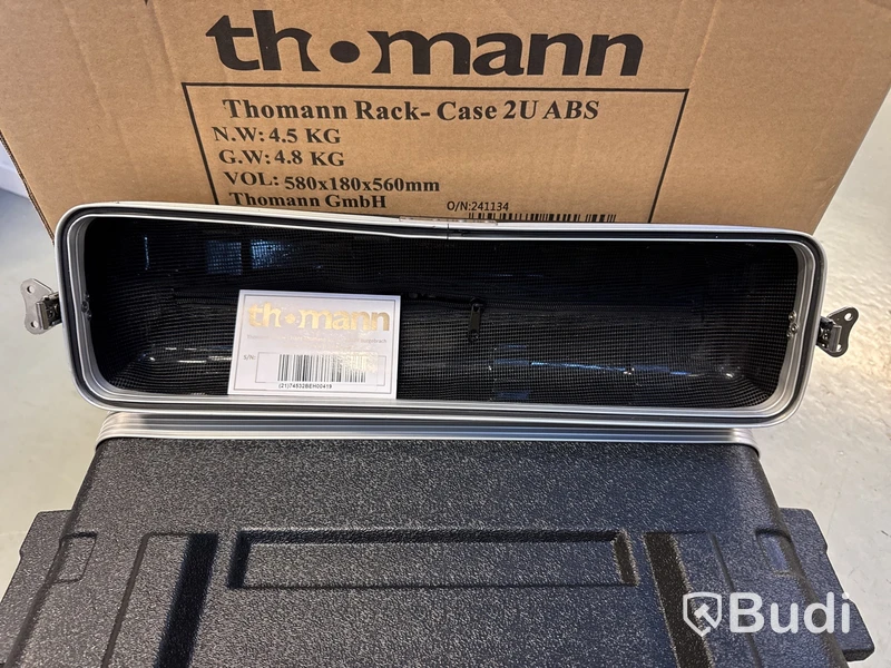 Ny 2 st. thomann rack-case 2U ABS