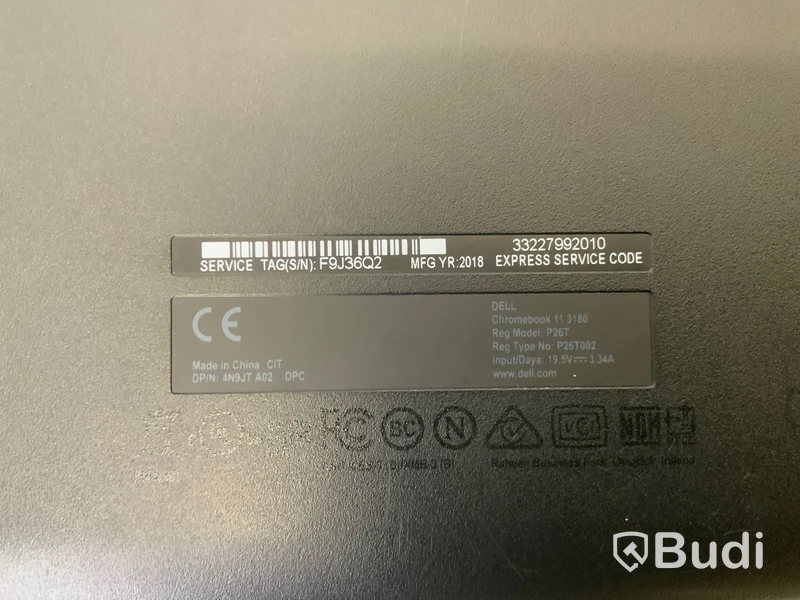 Dell Chromebook ink laddare Chromebook 11 3180