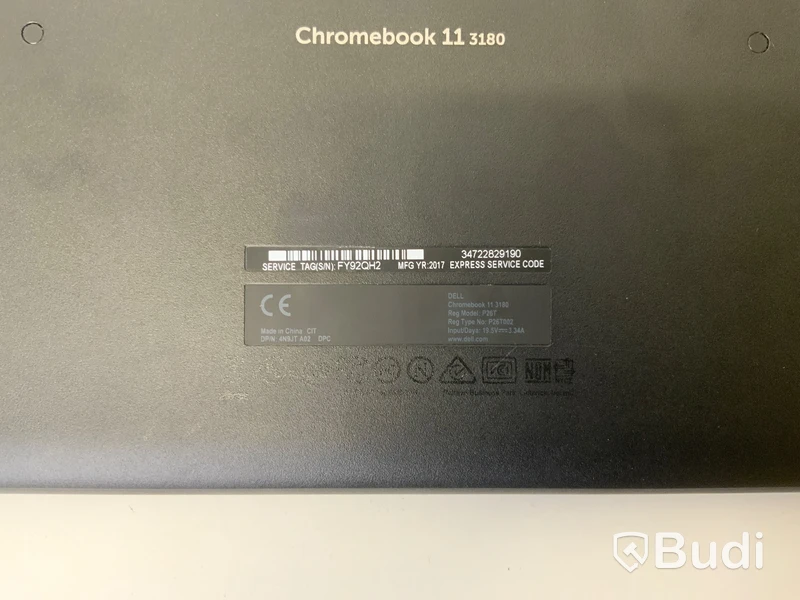 Dell Chromebook UTAN laddare Chromebook 11 3180 OBS Startar ej