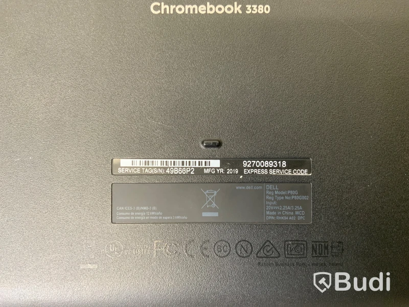 Dell Chromebook 3380 ink laddare USB-C