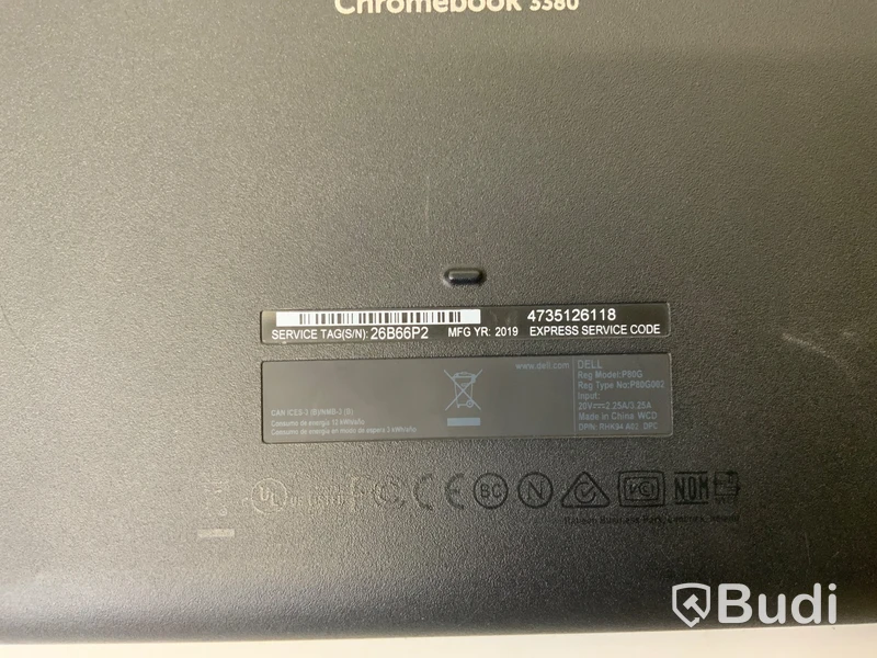 Dell Chromebook 3380 ink laddare USB-C