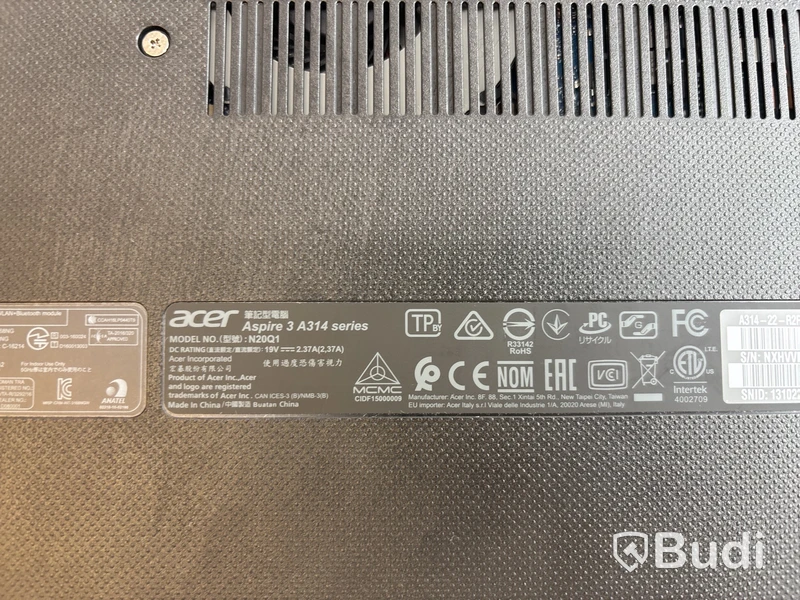 Bärbar dator Acer Aspire 3. Obs! Inget OS