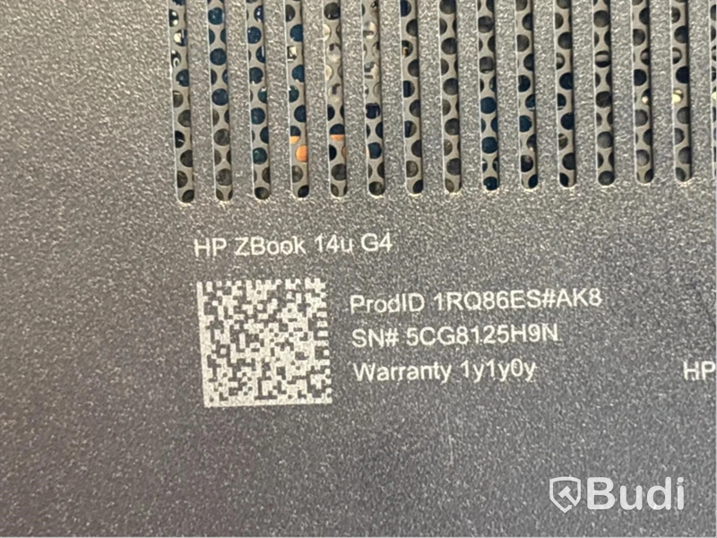 Bärbar dator HP,  ZBook 14u G4, 14 tum, Obs! Inget OS.