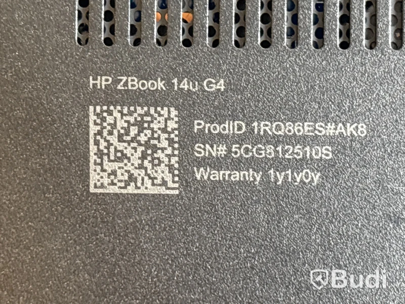 Bärbar dator HP,  ZBook 14u G4, 14 tum, Obs! Inget OS.
