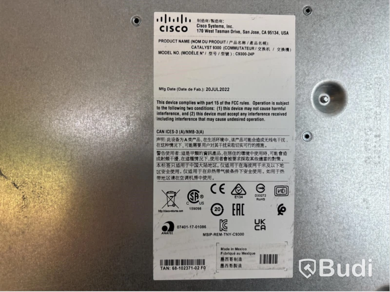 Switch Cisco Catalyst C9300-24P