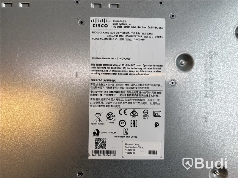 Switch Cisco Catalyst C9300-48P