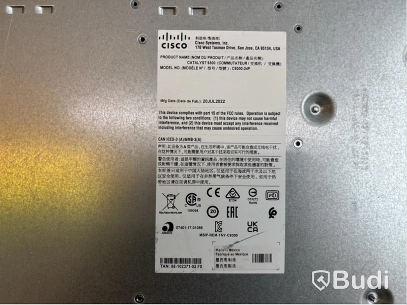 Switch Cisco Catalyst C9300-24P