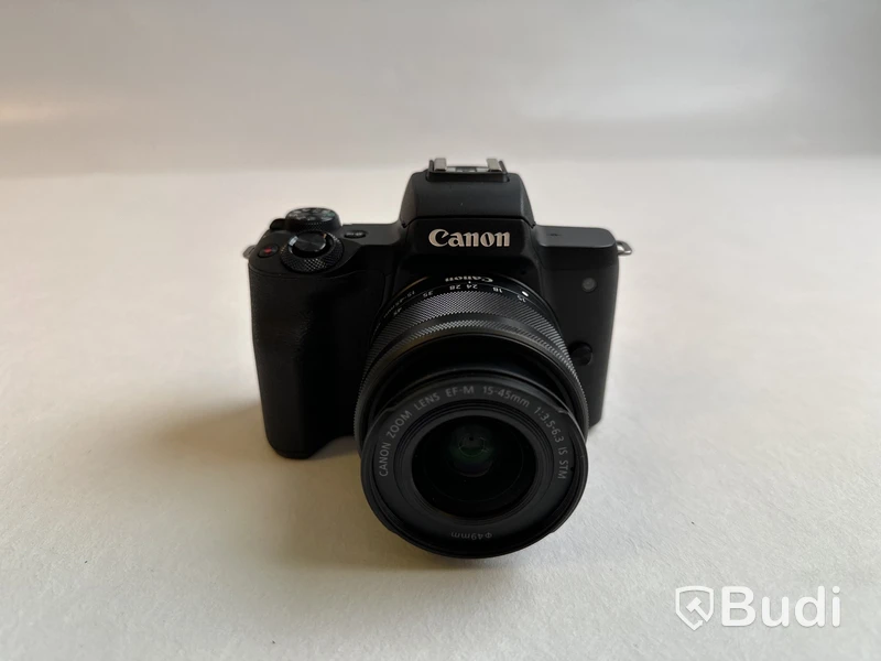 Kamera Canon EOS M50 Mark II. inkl. Sairen Q1 mikrofon.