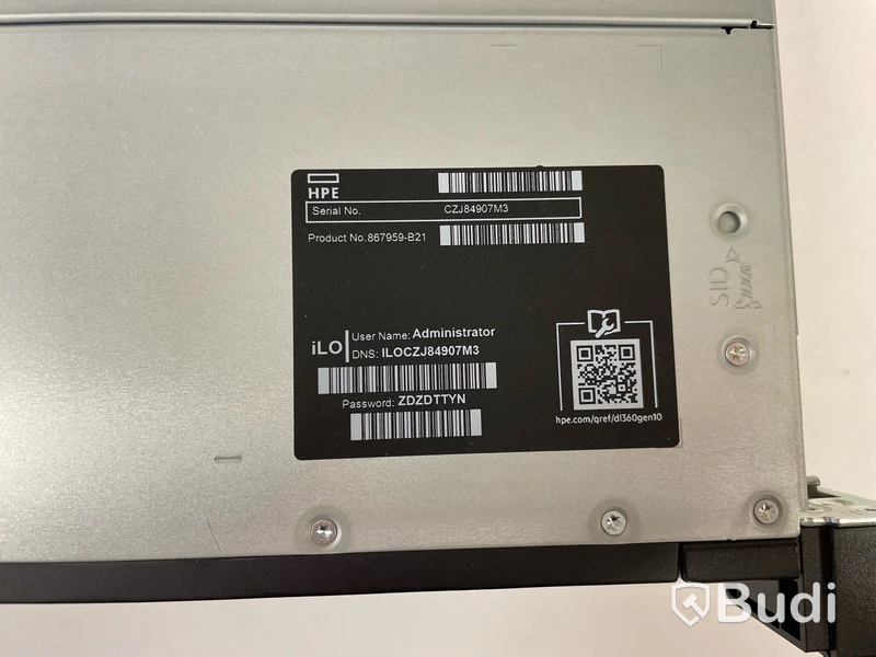 Server HPE ProLiant DL360 GEN10. Obs! Inga hårddiskar.