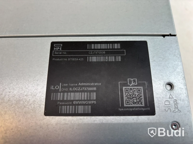 Server HPE ProLiant DL360 Gen10. OBS, inget OS