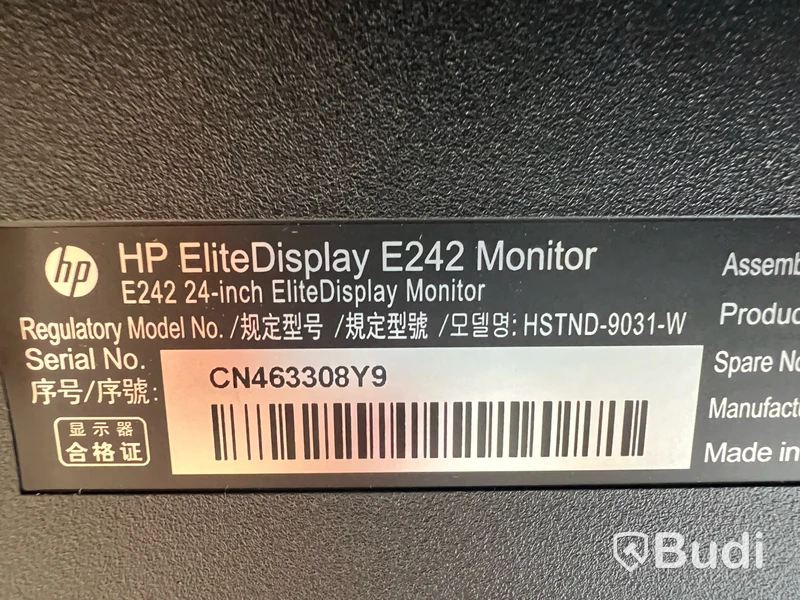 Datorskärm  HP EliteDisplay E242 24 tum
