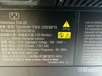 Datorskärm Lenovo ThinkVision T24i-20.