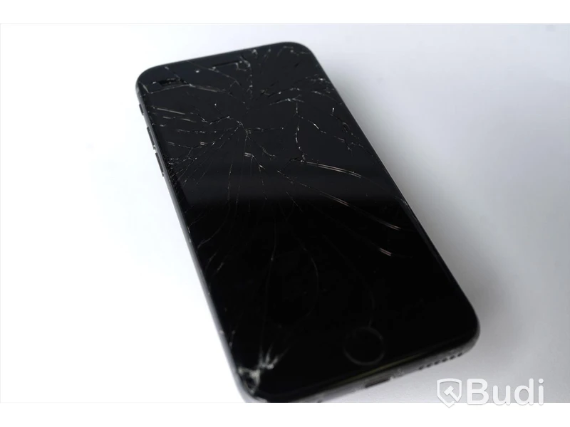 iPhone 6, 16 GB utan tillbehör, sprucken skärm.