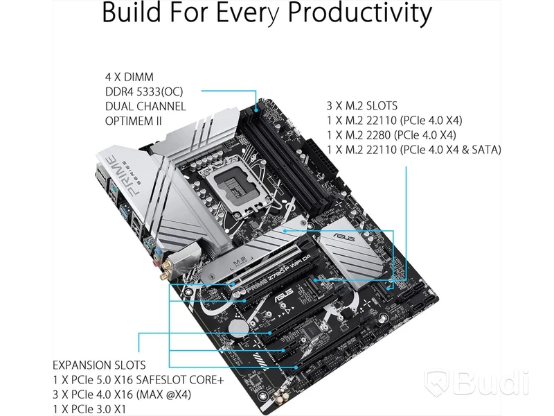 Moderkort ASUS Prime Z790-P WiFi D4