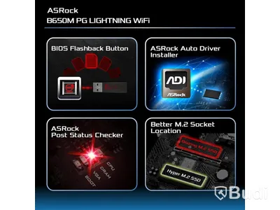Moderkort ASRock B650M PG Lightning WiFi