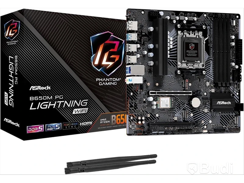 Moderkort ASRock B650M PG Lightning WiFi