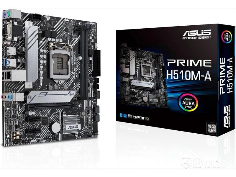 Moderkort ASUS Prime H510M-A, Micro-ATX Motherboard, Intel