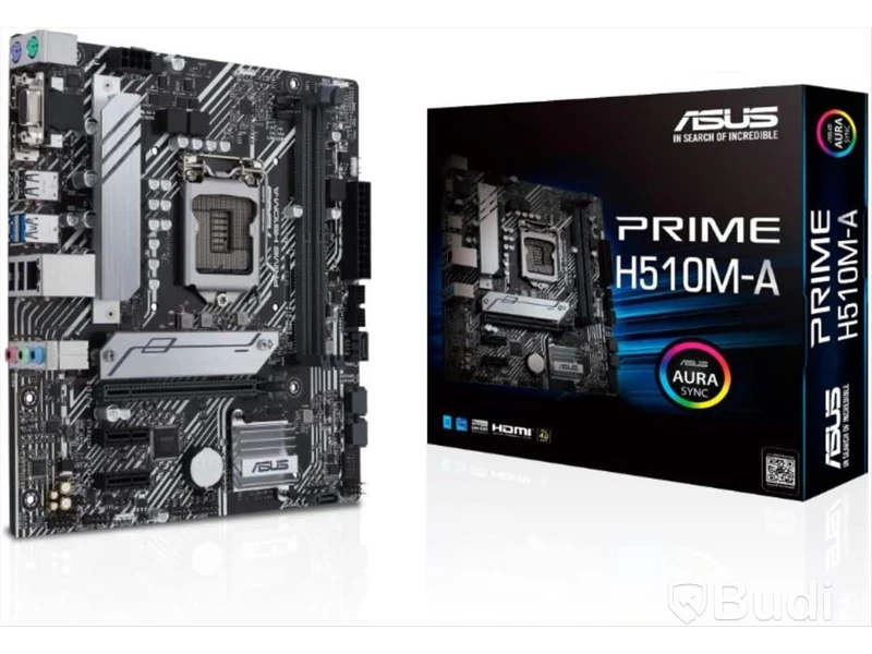 Moderkort ASUS Prime H510M-A, Micro-ATX Motherboard, Intel