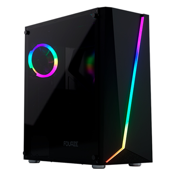 (NY) Datorchassi Fourze T450 svart