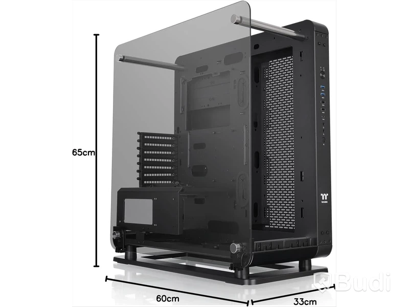 Datorchassi Thermaltake Core P6 TG Black