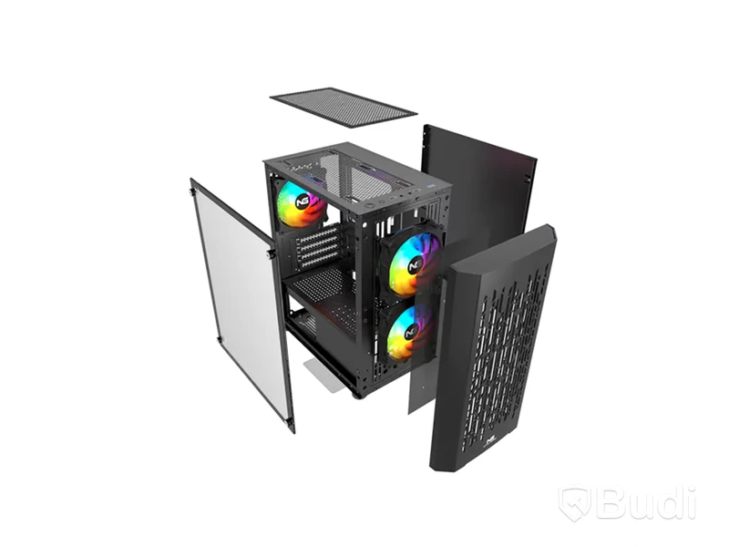 Datorchassi Nordic Gaming Fenris RGB Mini Tower Micro-ATX