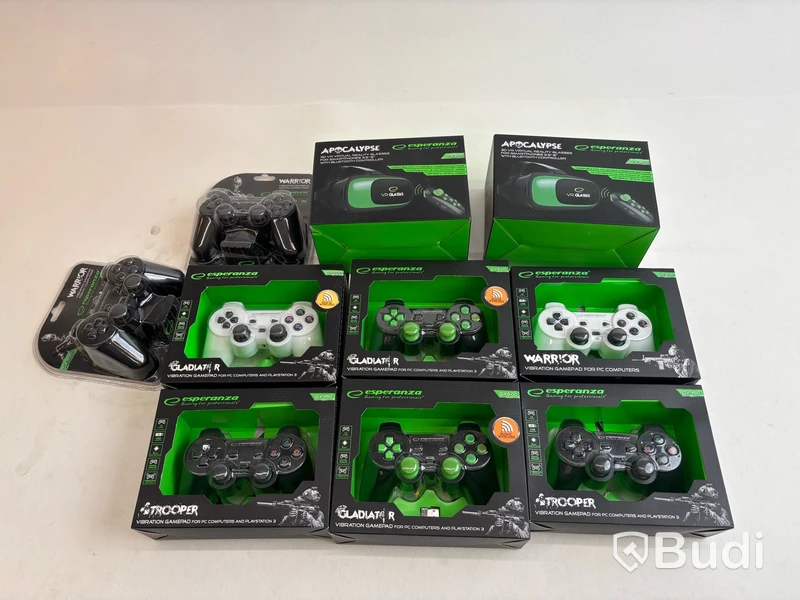 Parti med diverse gamingtillbehör Esperanza