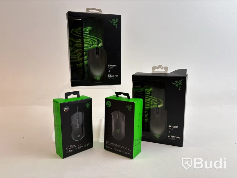 4 st. Gamingmus Razer, olika modeller