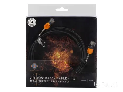 8 st. Nätverkskabel Deltaco Gaming (Svart)