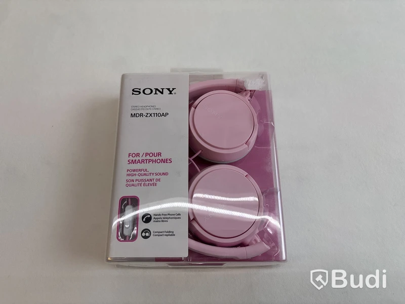 3 st. Hörlurar Sony MDR-ZX110AP, olika färger