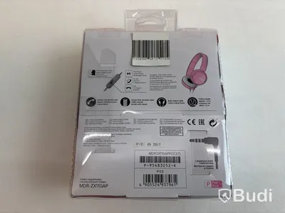3 st. Hörlurar Sony MDR-ZX110AP, olika färger