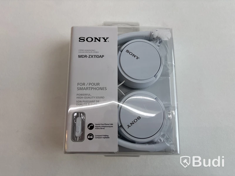 3 st. Hörlurar Sony MDR-ZX110AP, olika färger
