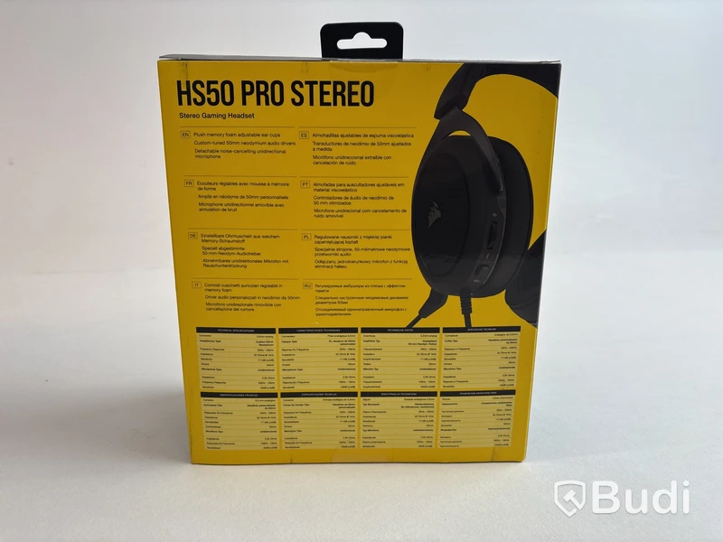 Parti med diverse gamingtillbehör, Corsair